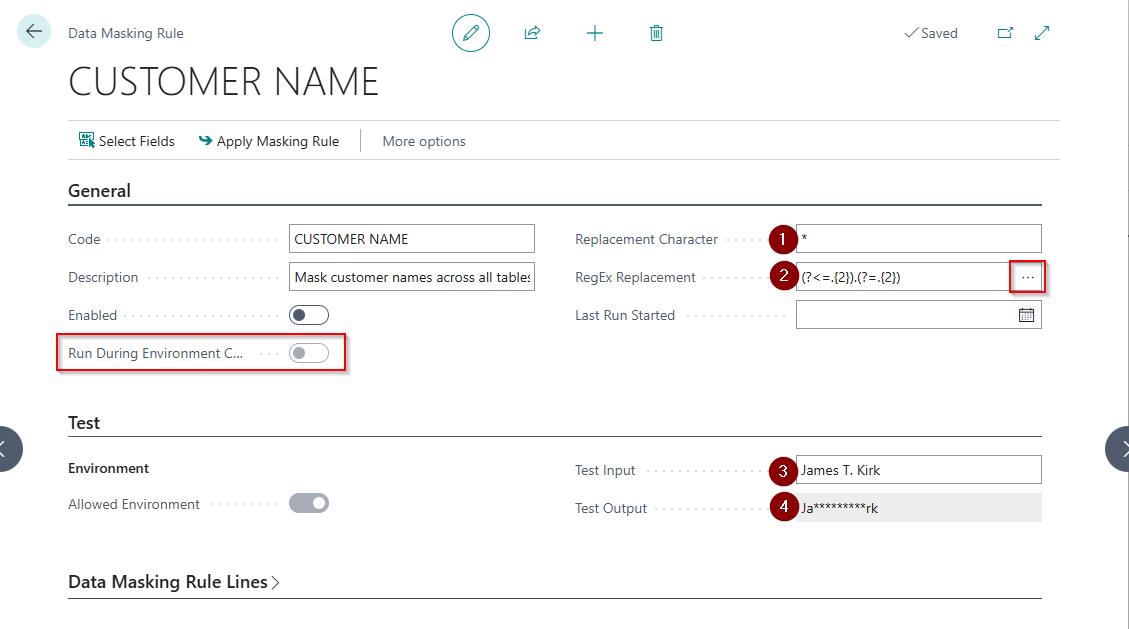 Data Masking Setup 2
